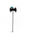 Tradineur - Armas de halloween, tridente, guadaña, hacha, goma eva, para fiestas, disfraces, cosplay, carnaval, 30 x 93 cm. Mode