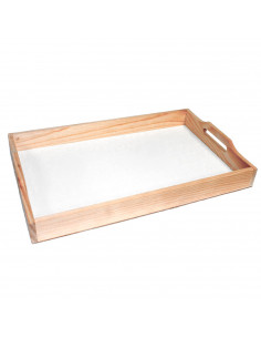 Artema - Bandeja de madera con asas 48 x 31 x 4 cm, ideal para servir el desayuno