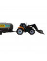 Toinsa - Juguete tractor con pala y remolque, vehículo de construcción, tractor para niños, juego construir, 2 modelos aleatorio
