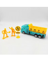 Conjunto de juguetes de construcción, set de figuras, camión, grua, señales, de obra, juego de construcción para niños