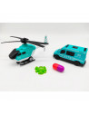 Conjunto de juguetes antipandemia, set de figuras sanitarias y accesorios, ambulancia, helicoptero, moto, figuras, juego de resc
