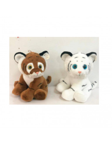 Toinsa - Tigre de peluche grande, regalo para niños o novia, navidad, san valetín, colores aleatorios blanco o marrón, dimension