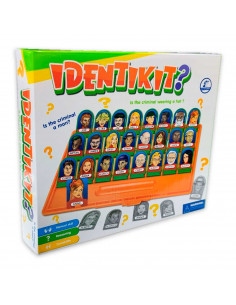 Tradineur - Juego de mesa quién es, identitik, juguete infantil, adivinar personajes, familiar, sociable, habilidad, 2 jugadores