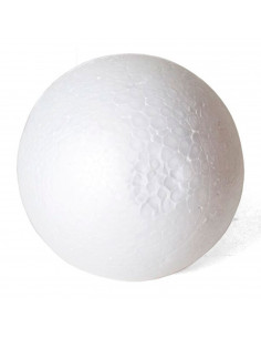 Tradineur - Bola de poliestireno expandido, porexpan, técnica de lentejuelas, servilletas, fieltro, manualidades, decoración, ar