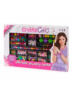 Abalorios para manualidades, cuentas para pulseras y collares de plástico, diseña y crea, juguete para niños, dimensiones 22  x