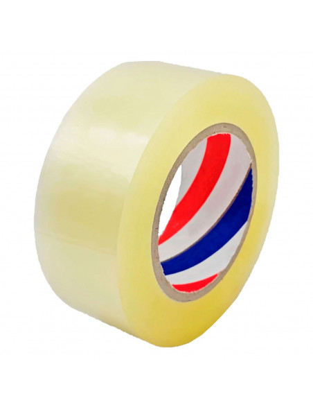 Tradineur - Cinta de embalaje transparente adhesiva, precinto multiusos para embalar, sellar, empaquetar, cerrar cajas, resisten Tradineur - Cinta de embalaje transparente adhesiva, precinto multiusos para embalar, sellar, empaquetar, cerrar cajas, resisten