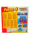 Juego de mesa 4 en raya con fichas, juguete infantil, desarrolla la inteligencia, familiar, sociable, habilidad, 2 a 4  jugadore