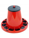 Artema - Comedero para aves de plástico 20 x 16 cm, capacidad 1 kg, comedero colgante o suelo para pienso, sistema antidespilfar