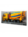 Toinsa - Camión hormigonera con movimiento fricción, vehículo de constucción, mezcla cemento, juguete truck para niños, escala 1