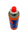 Bombona de gas de isobutano 220 gr, cargador de gas, botella de isobutano, cartucho de gas para camping, portatil, dimensiones 2