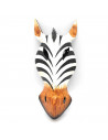 Máscara de madera decorativa tallada a mano, decoración de pared, diseño africano, figura colgante para salón, dormitorio, 19 x