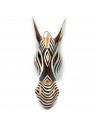 Máscara decorativa de madera tallada a mano, decoración de pared, diseño africano, figura colgante para salón, dormitorio, 29,5