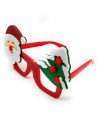 Gafas navideñas festivas con purpurina brillante, complemento para celebraciones, fiestas de disfraces, navidad, niños y adultos