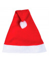 Gorro de papá noel, sombrero de santa klaus tradicional, accesorio navideño, fiestas, celebraciones, navidad, unisex, adultos, r