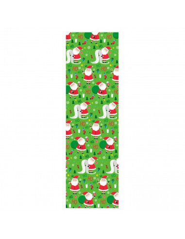 Rollo de papel de regalo para navidad, hoja, lámina para envolver regalos navideños, cumpleaños, papá noel, muñeco nieve, 1 x 3