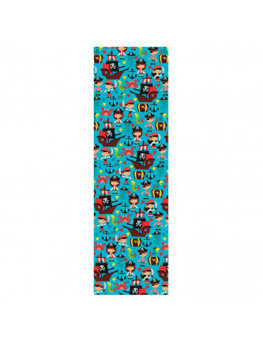 Rollo de papel de regalo infantil para cumpleaños, hoja, lámina para envolver juguetes, regalos, fiestas, piratas, animales, 1 x