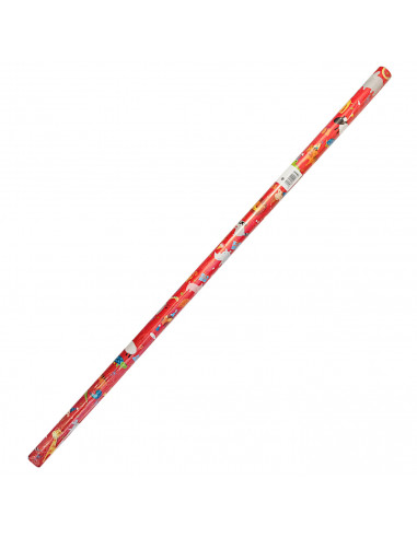 Rollo de papel de regalo infantil para cumpleaños, hoja, lámina para envolver juguetes, regalos, fiestas, piratas, animales, 1 x