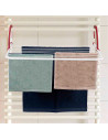 Tradineur - Tendedero plegable para balcón o radiador, metal y plástico, 7 metros de tendido, soporte para tender ropa (Rojo y b