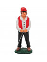 Tradineur - Figura de meón para belén, resina, figura decorativa divertida para nacimiento, portal, navidad, decoración tradicio