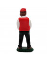Tradineur - Figura de meón para belén, resina, figura decorativa divertida para nacimiento, portal, navidad, decoración tradicio