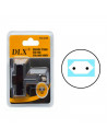 Ladrón sencillo con 3 tomas planas, adaptador simple, enchufe múltiple de pared para oficina, hogar, 10A 250V, máx. 2200 W, colo