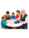 Juego de bingo manual con 24 cartones y 90 bolas, incluye fichas de juego, juego de mesa tradicional, familiar, mínimo 2 jugador