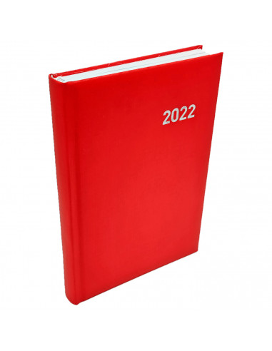 Agenda diaria 2022 de 12 meses, enero a diciembre, tapa acolchada y cinta marcapáginas, planificador anual de tareas, citas, 21,