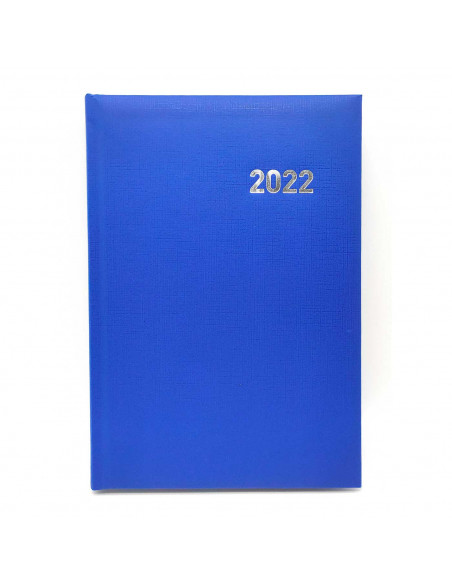 Agenda diaria 2022 de 12 meses, enero a diciembre, tapa acolchada y cinta marcapáginas, planificador anual de tareas, 21,2 x 15