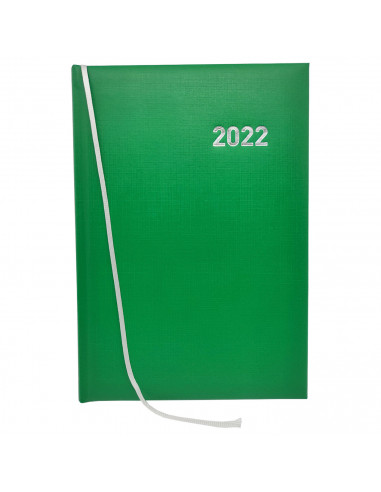 Agenda diaria 2022 de 12 meses, enero a diciembre, tapa acolchada y cinta marcapáginas, planificador anual de tareas, citas, 21,