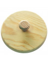 Plato giratortillas de madera, diámetro 23 cm. Tapa volteatortillas ideal para darle la vuelta a la  tortilla fácilmente
