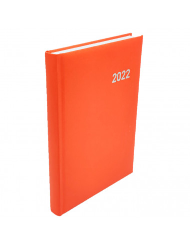 Agenda diaria 2022 de 12 meses, enero a diciembre, tapa acolchada y cinta marcapáginas, planificador anual de tareas, citas, 21,