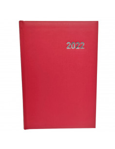 Agenda diaria 2022 de 12 meses, enero a diciembre, tapa acolchada y cinta marcapáginas, planificador anual de tareas, citas, 21,