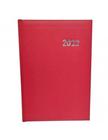 Agenda diaria 2022 de 12 meses, enero a diciembre, tapa acolchada y cinta marcapáginas, planificador anual de tareas, citas, 21,