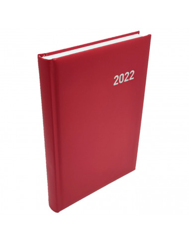 Agenda diaria 2022 de 12 meses, enero a diciembre, tapa acolchada y cinta marcapáginas, planificador anual de tareas, citas, 21,