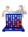 Tradineur - Juego de 4 en raya, 2 jugadores, juego de mesa tradicional, familiar, juego de viaje portátil para adultos y niños a