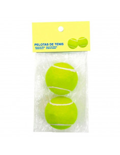 Solmar - Pack de 2 pelotas de tenis, competición deportiva de adultos y niños, entrenamiento de mascotas, perros, producto depor