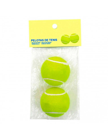 Solmar - Pack de 2 pelotas de tenis, competición deportiva de adultos y niños, entrenamiento de mascotas, perros, producto depor
