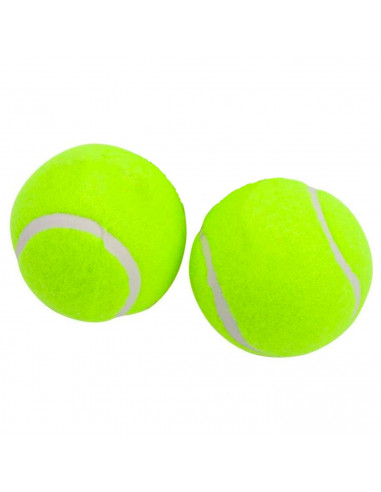 Solmar - Pack de 2 pelotas de tenis, competición deportiva de adultos y niños, entrenamiento de mascotas, perros, producto depor