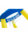 Tradineur - Canasta de baloncesto hinchable con pelota para piscina, juego de basket flotante, deportes acuáticos, familia, amig