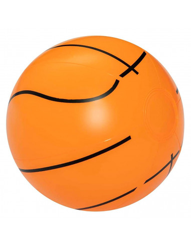 Tradineur - Canasta de baloncesto hinchable con pelota para piscina, juego de basket flotante, deportes acuáticos, familia, amig