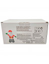Papá Noel hinchable a pilas, santa claus inflable, decoración de Navidad, válido para interior, fiestas, celebracioses navideñas