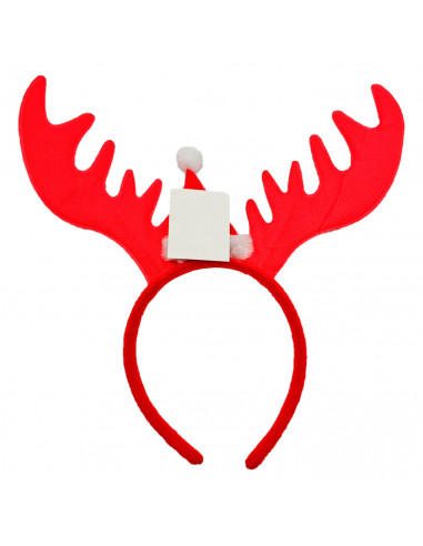 Diadema de reno con cuernos, cinta, aro, tocado navideño para el cabello, pelo, gorro de fiesta, navidad, adultos, color aleator