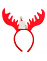 Diadema de reno con cuernos, cinta, aro, tocado navideño para el cabello, pelo, gorro de fiesta, navidad, adultos, color aleator