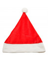 Tradineur - Gorro de papá noel, sombrero santa klaus tradicional, accesorio navideño, fiestas, celebraciones, navidad, unisex, a