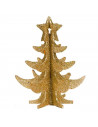 Tradineur - Abeto decorativo, árbol de navidad artificial en miniatura, mesa, repisa, ventana, decoración navideña del hogar, co
