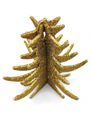 Tradineur - Abeto decorativo, árbol de navidad artificial en miniatura, mesa, repisa, ventana, decoración navideña del hogar, co