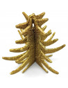 Tradineur - Abeto decorativo, árbol de navidad artificial en miniatura, mesa, repisa, ventana, decoración navideña del hogar, co