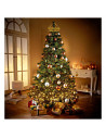 Tradineur - Cartel feliz navidad colgante, accesorio decorativo para colgar árbol de navidad, decoración navideña, hogar, color