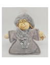 Tradineur - Muñeco colgante de felpa para colocar en árbol de navidad, muebles, estanterías, ventanas, decoración navideña, hoga