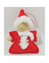 Tradineur - Muñeco colgante de felpa para colocar en árbol de navidad, muebles, estanterías, ventanas, decoración navideña, hoga
